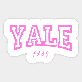 Yale 1930 Sticker